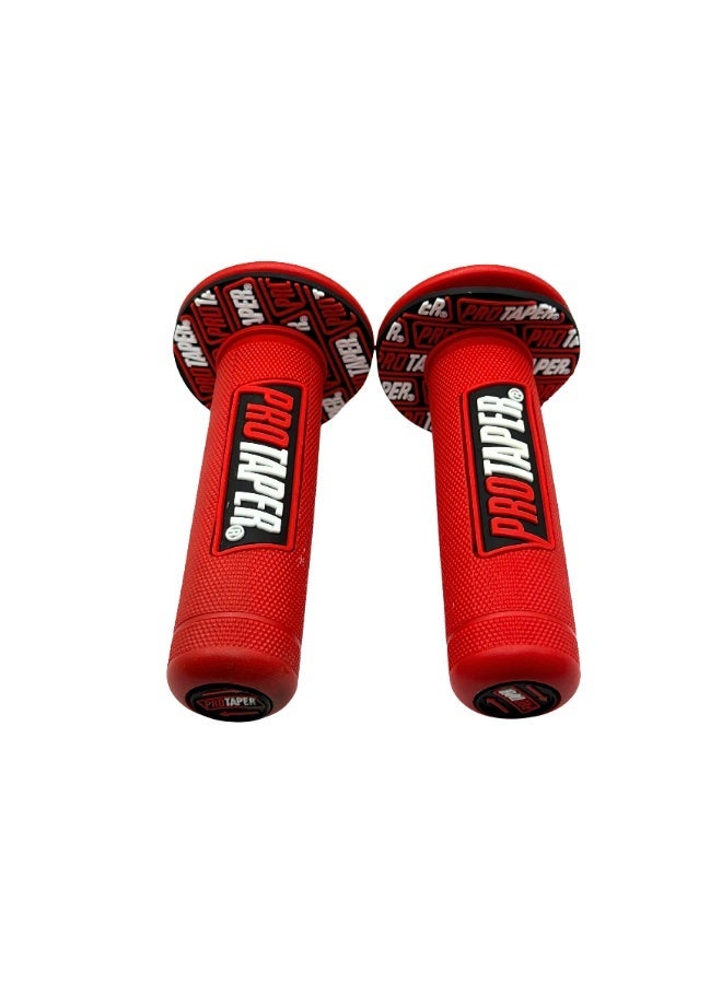 برو تابس مقابض مقود بروتابر سينيرجي مزدوجة الكثافة 7/8 بوصة – لون أحمر للدراجات النارية والموتوكروس - Image 2